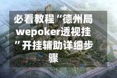 必看教程“德州局wepoker透视挂”开挂辅助详细步骤-第3张图片