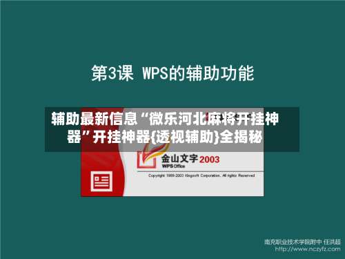 辅助最新信息“微乐河北麻将开挂神器	”开挂神器{透视辅助}全揭秘-第2张图片
