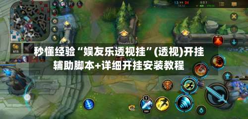 秒懂经验“娱友乐透视挂”(透视)开挂辅助脚本+详细开挂安装教程-第2张图片