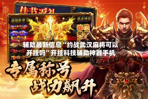 辅助最新信息“约战武汉麻将可以开挂吗”开挂科技辅助神器手机-第1张图片