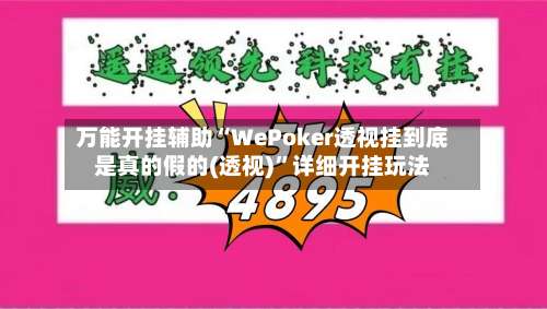 万能开挂辅助“WePoker透视挂到底是真的假的(透视)	”详细开挂玩法-第1张图片