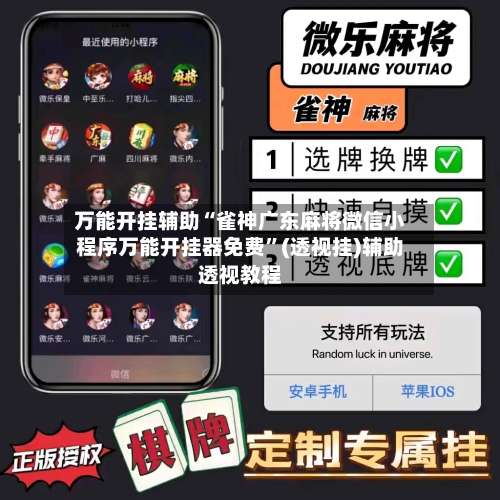 万能开挂辅助“雀神广东麻将微信小程序万能开挂器免费”(透视挂)辅助透视教程-第2张图片