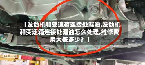 【发动机和变速箱连接处漏油,发动机和变速箱连接处漏油怎么处理,维修费用大概多少？】-第1张图片