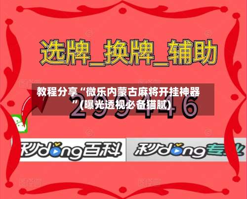 教程分享“微乐内蒙古麻将开挂神器”(曝光透视必备猫腻)-第1张图片