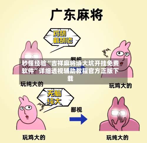 秒懂经验“吉祥麻将填大坑开挂免费软件”详细透视辅助教程官方正版下载-第1张图片