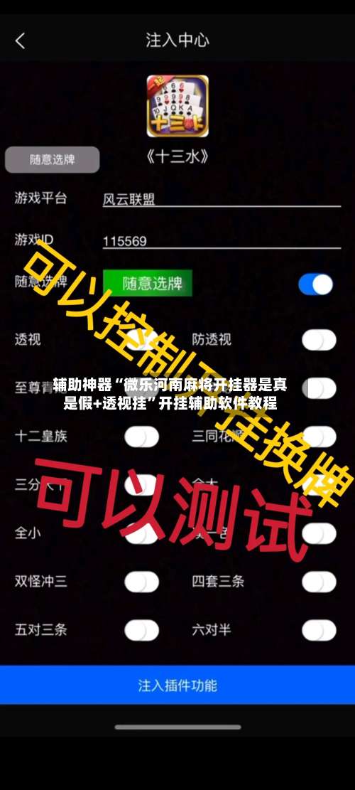 辅助神器“微乐河南麻将开挂器是真是假+透视挂	”开挂辅助软件教程-第3张图片