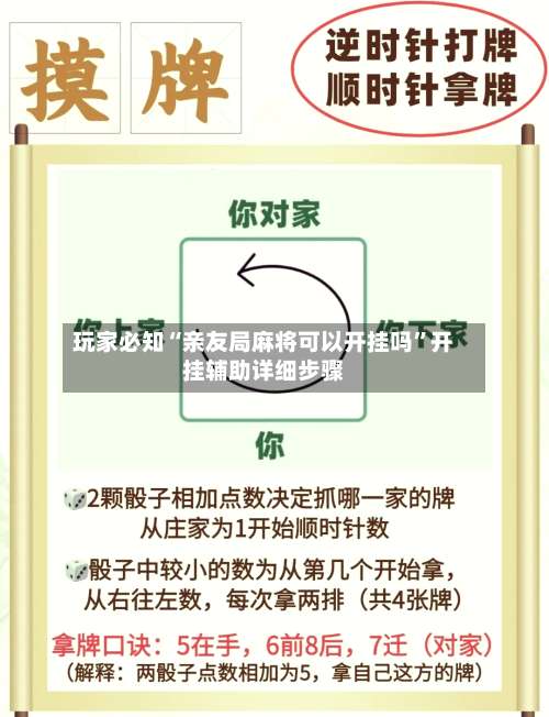 玩家必知“亲友局麻将可以开挂吗”开挂辅助详细步骤-第1张图片