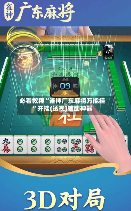 必看教程“雀神广东麻将万能挂	”开挂(透视)辅助神器-第2张图片