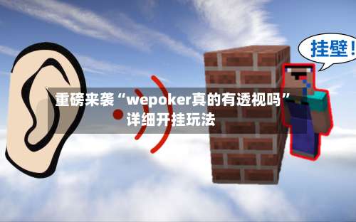 重磅来袭“wepoker真的有透视吗”详细开挂玩法-第1张图片