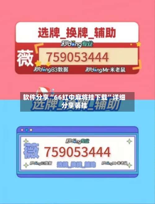 软件分享“66红中麻将挂下载”详细分享装挂-第2张图片