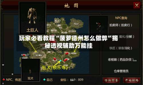 玩家必看教程“菠萝德州怎么做弊”揭秘透视辅助万能挂-第3张图片