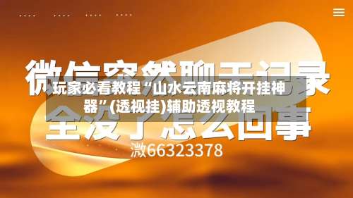 玩家必看教程“山水云南麻将开挂神器	”(透视挂)辅助透视教程-第1张图片