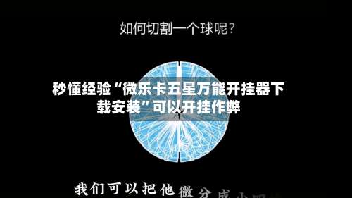 秒懂经验“微乐卡五星万能开挂器下载安装”可以开挂作弊-第1张图片