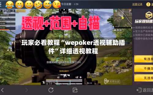 玩家必看教程“wepoker透视辅助插件”详细透视教程-第2张图片