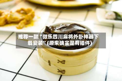 推荐一款“微乐四川麻将外卦神器下载安装	”(原来确实是有插件)-第1张图片