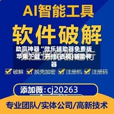 助赢神器“微乐辅助器免费版苹果下载”开挂(透视)辅助神器-第3张图片