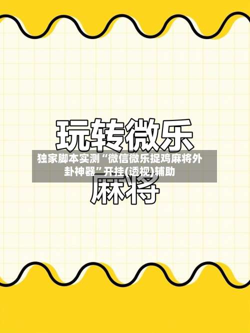 独家脚本实测“微信微乐捉鸡麻将外卦神器”开挂(透视)辅助-第2张图片