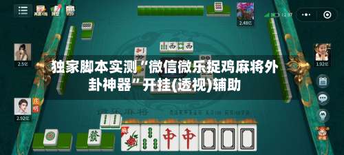 独家脚本实测“微信微乐捉鸡麻将外卦神器	”开挂(透视)辅助-第1张图片