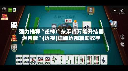 强力推荐“雀神广东麻将万能开挂器通用版”(透视)详细透视辅助教学-第2张图片