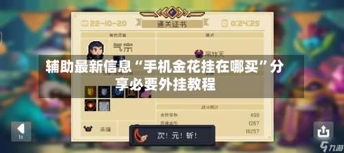 辅助最新信息“手机金花挂在哪买”分享必要外挂教程-第2张图片