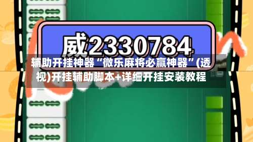 辅助开挂神器“微乐麻将必赢神器”(透视)开挂辅助脚本+详细开挂安装教程-第2张图片