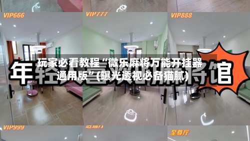 玩家必看教程“微乐麻将万能开挂器通用版	”(曝光透视必备猫腻)-第1张图片