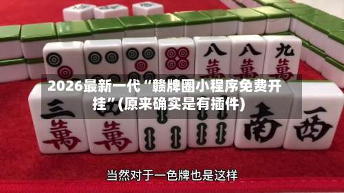 2026最新一代“赣牌圈小程序免费开挂”(原来确实是有插件)-第1张图片