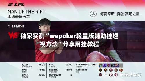 独家实测“wepoker轻量版辅助挂透视方法”分享用挂教程-第3张图片