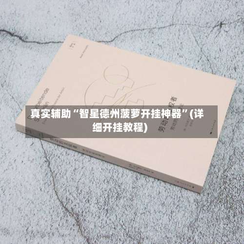 真实辅助“智星德州菠萝开挂神器”(详细开挂教程)-第3张图片