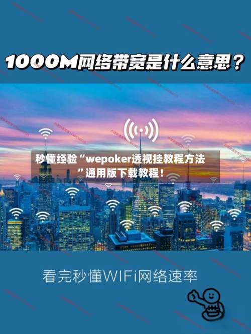 秒懂经验“wepoker透视挂教程方法”通用版下载教程！-第1张图片