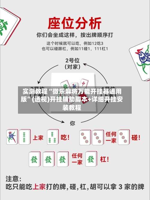 实测教程“微乐麻将万能开挂器通用版	”(透视)开挂辅助脚本+详细开挂安装教程-第1张图片