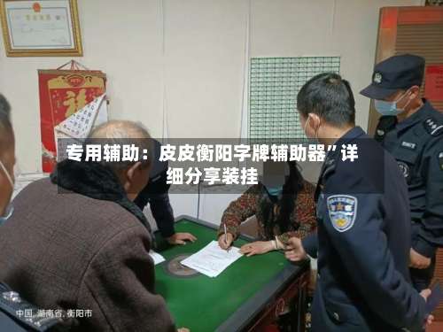 专用辅助：皮皮衡阳字牌辅助器”详细分享装挂-第3张图片