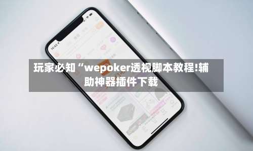 玩家必知“wepoker透视脚本教程!辅助神器插件下载-第3张图片