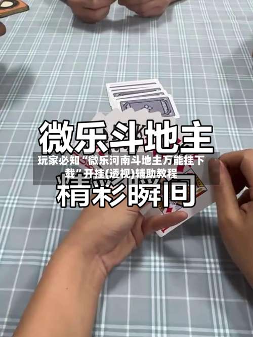 玩家必知“微乐河南斗地主万能挂下载”开挂(透视)辅助教程-第2张图片