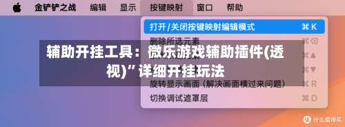 辅助开挂工具：微乐游戏辅助插件(透视)”详细开挂玩法-第1张图片