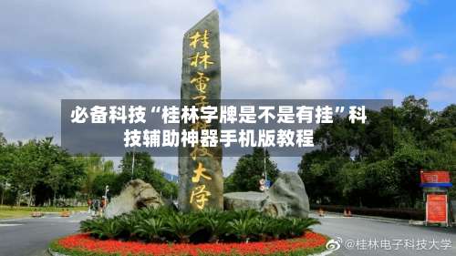 必备科技“桂林字牌是不是有挂	”科技辅助神器手机版教程-第1张图片