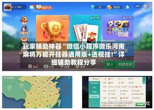 玩家辅助神器“微信小程序微乐河南麻将万能开挂器通用版+透视挂!”详细辅助教程分享-第2张图片