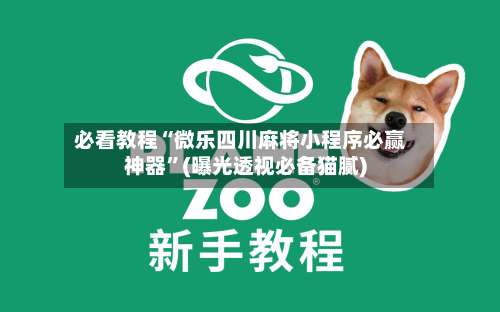 必看教程“微乐四川麻将小程序必赢神器	”(曝光透视必备猫腻)-第2张图片