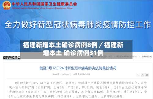 福建新增本土确诊病例8例／福建新增本土 确诊病例31例-第1张图片
