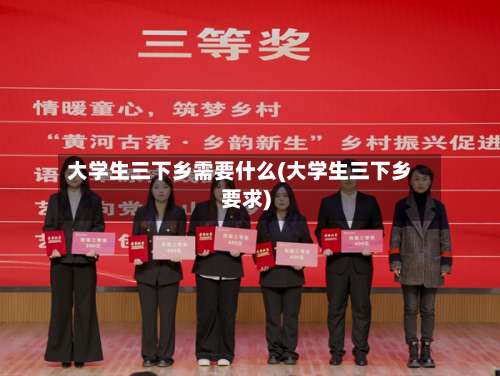 大学生三下乡需要什么(大学生三下乡要求)-第3张图片