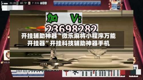 开挂辅助神器“微乐麻将小程序万能开挂器	”开挂科技辅助神器手机-第2张图片