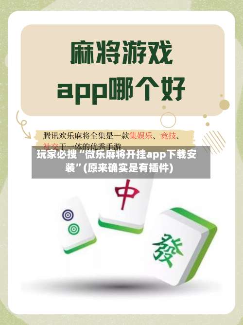 玩家必搜“微乐麻将开挂app下载安装”(原来确实是有插件)-第1张图片