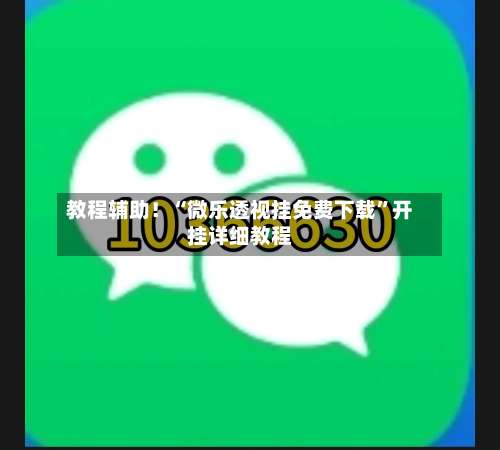 教程辅助！“微乐透视挂免费下载”开挂详细教程-第3张图片