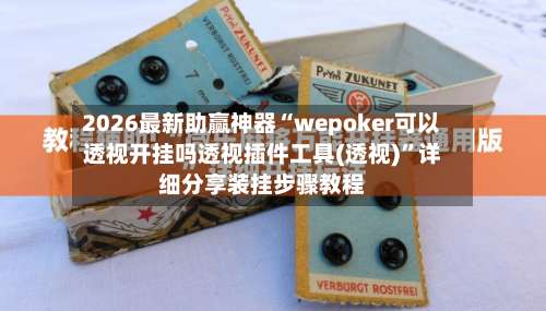2026最新助赢神器“wepoker可以透视开挂吗透视插件工具(透视)	”详细分享装挂步骤教程-第1张图片