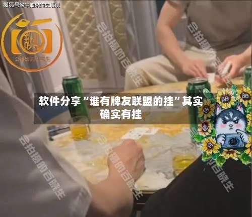 软件分享“谁有牌友联盟的挂	”其实确实有挂-第1张图片