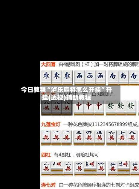 今日教程“泸乐麻将怎么开挂”开挂(透视)辅助教程-第1张图片