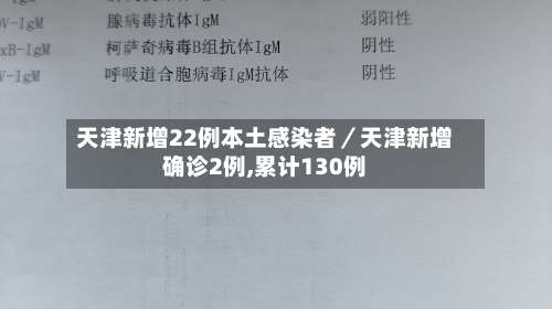 天津新增22例本土感染者／天津新增确诊2例,累计130例-第3张图片