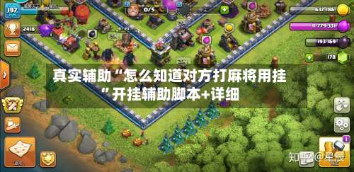 真实辅助“怎么知道对方打麻将用挂”开挂辅助脚本+详细-第3张图片