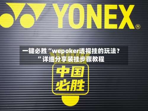 一键必胜“wepoker透视挂的玩法？”详细分享装挂步骤教程-第2张图片