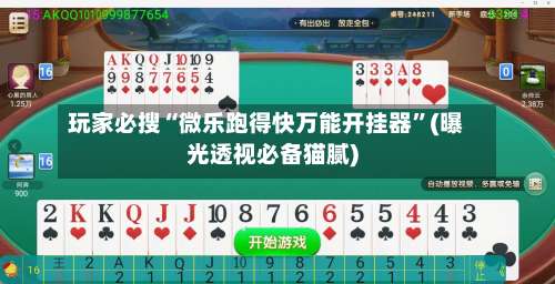 玩家必搜“微乐跑得快万能开挂器”(曝光透视必备猫腻)-第1张图片